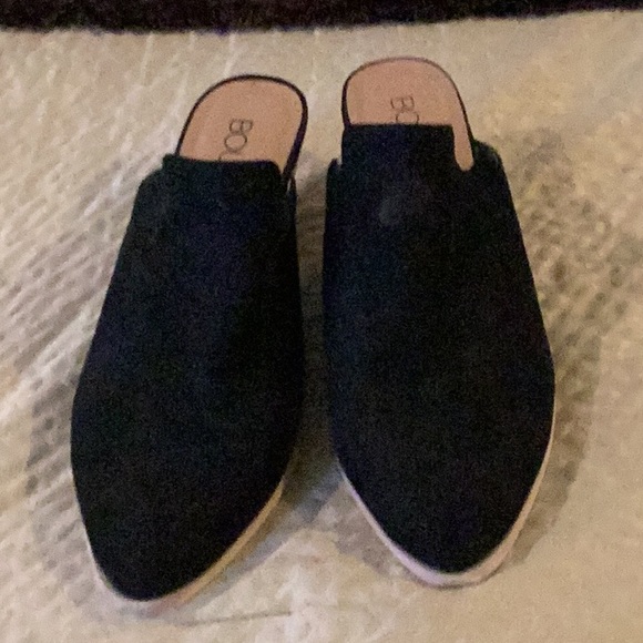 Boutique by Corky’s Shoes - Boutique by Corky’s Haisley Black Faux Suede Mule Boot